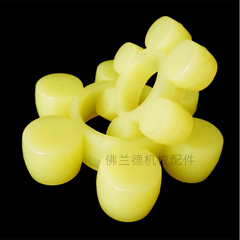 液力耦合器梅花垫外径170 215 250十二角缓冲胶 联轴器12瓣弹性圈