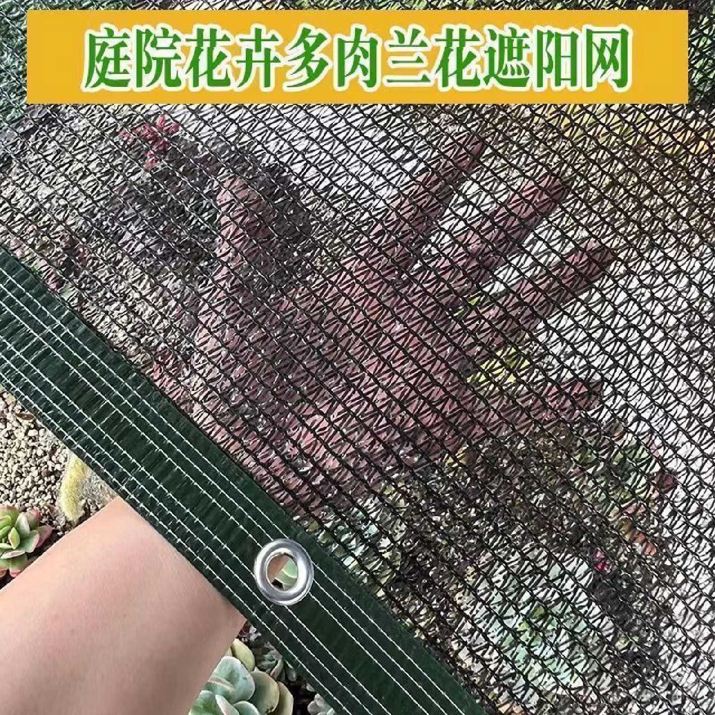 黑色遮阳网防晒网3针5针防晒网多肉花卉兰花植物家庭园艺阳台遮阴