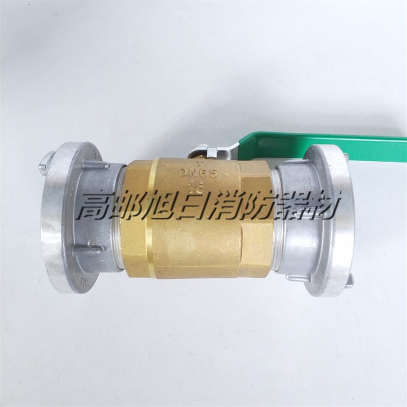 铜消防止水器DN65DN80快速止水器断水器铜阀截水器消防水带阀门