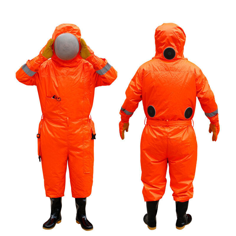 宏兴全封闭式防蜂服防蜂衣消防队防马蜂服风扇连体式土蜂服葫芦蜂