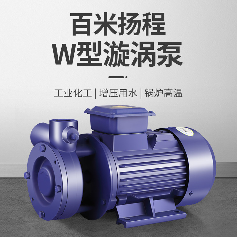 W型单级高压旋涡泵锅炉给水泵高楼增压泵高扬程抽水机三相电380V