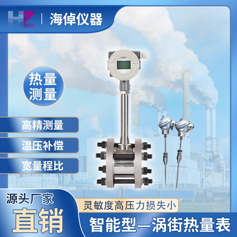 海倬流量积算仪蒸汽热量积算仪定量控制仪涡街分体流量显示表