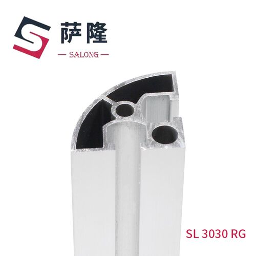 萨隆工业型材流水线型材3030R国标转角铝合金柜台包边铝材