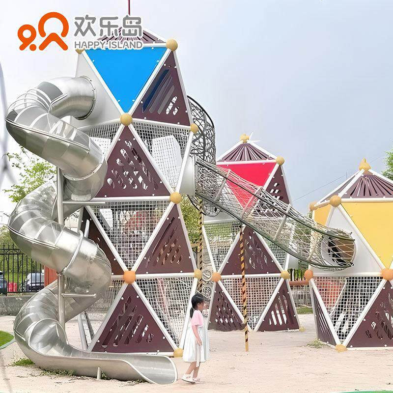 火凤凰滑HLD-FDp1梯鼠型游乐设备设计景区造游松乐场划组合滑梯厂