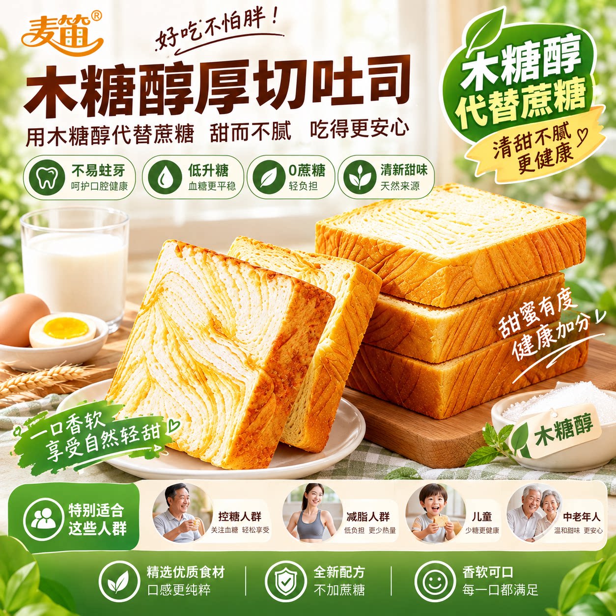 拉丝黄油吐司｜绵软早餐面包图片