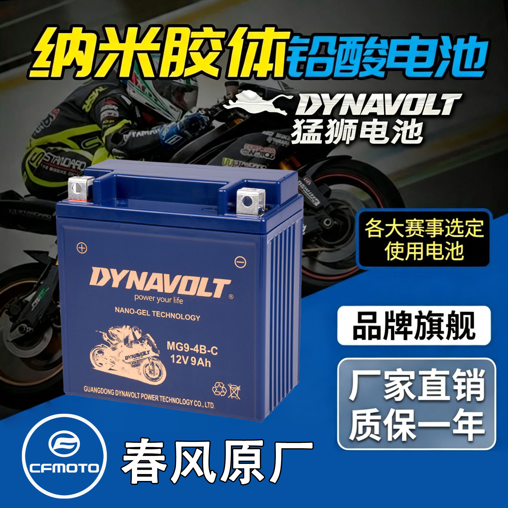 春风ST150狒狒SR250NK400GT电瓶图片
