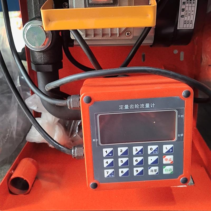 油泵计量总成齿轮流量计油表12V24V220电子数显柴油汽油