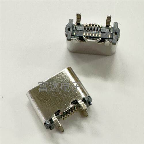TYPE-C母座短体H=6.8MM TYPEC16P立式贴片连接器
