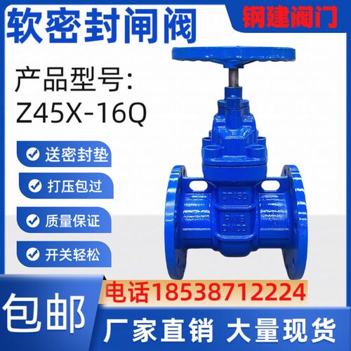 软密封法兰闸阀.法兰闸阀Z45X-16Q 消防自来水开关阀门DN110DN160