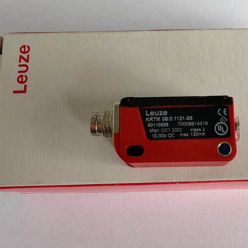 原装德国LEUZE劳易测色标传感器 KRTM 3B/2.1121-S8 货号50110585