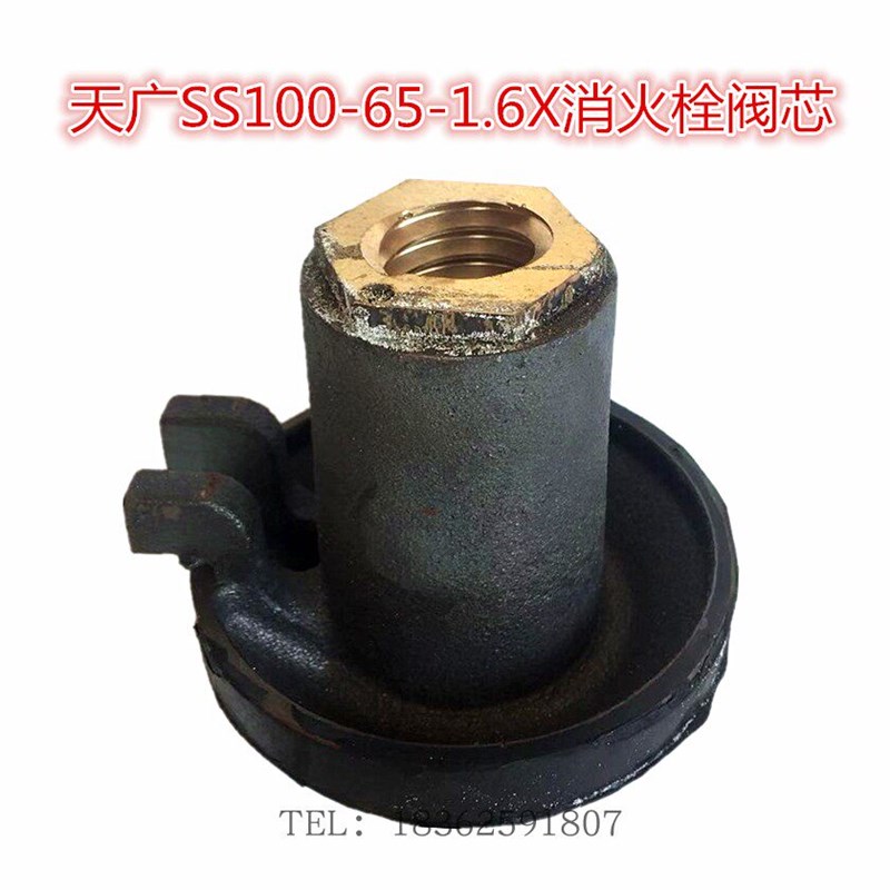 天广消火栓SS100-65-1.6X阀芯垫片密封垫消防栓配件阀心