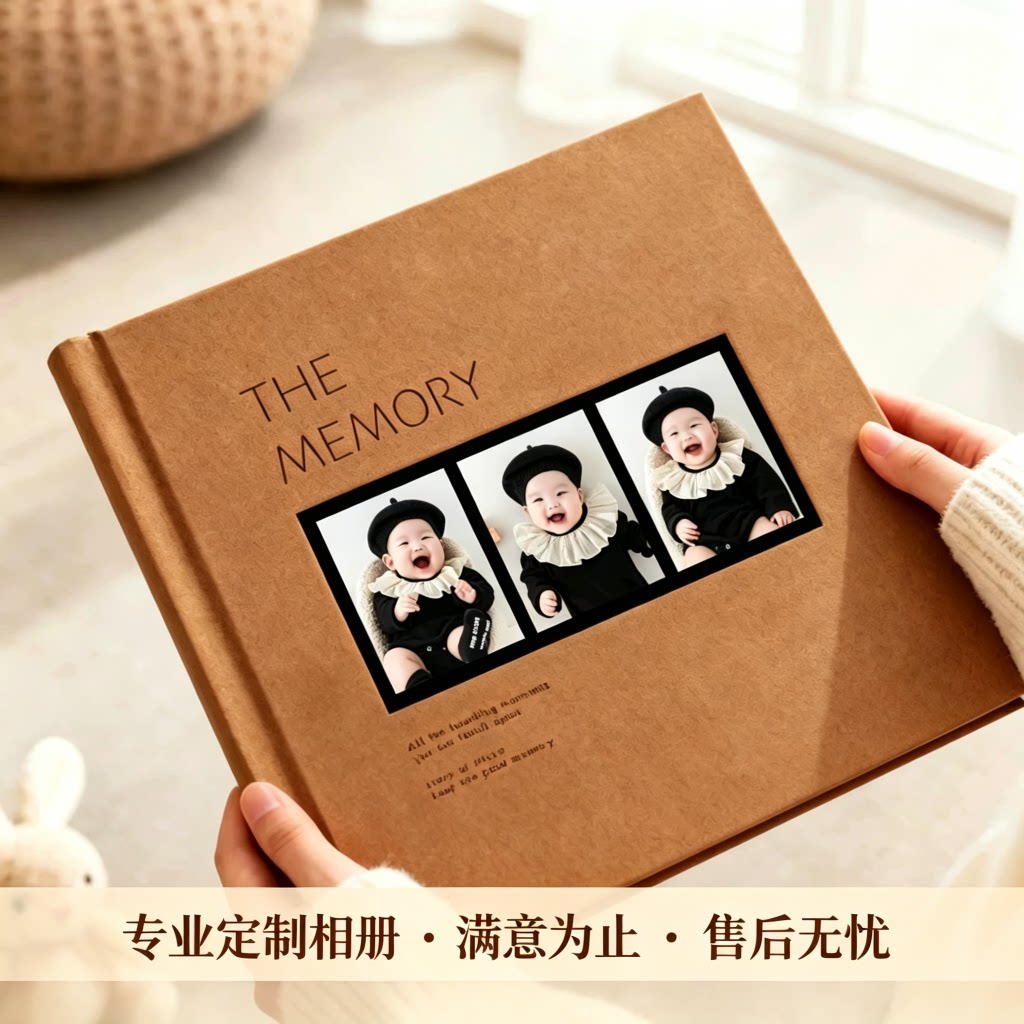儿童相册本打印宝宝照片做纪念册图片