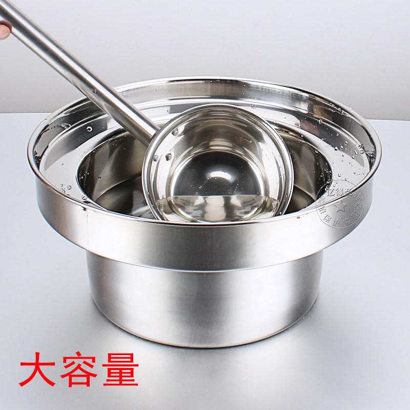 不锈钢汤锅桶商用 水铮蒸铮面铮汤粉炉鸳鸯桶 煮面 面锅高锅水缸