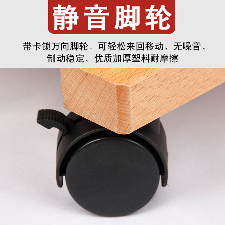 奢彩美术生专用木制三层四层画车画柜油画工具车实木美术工作台画