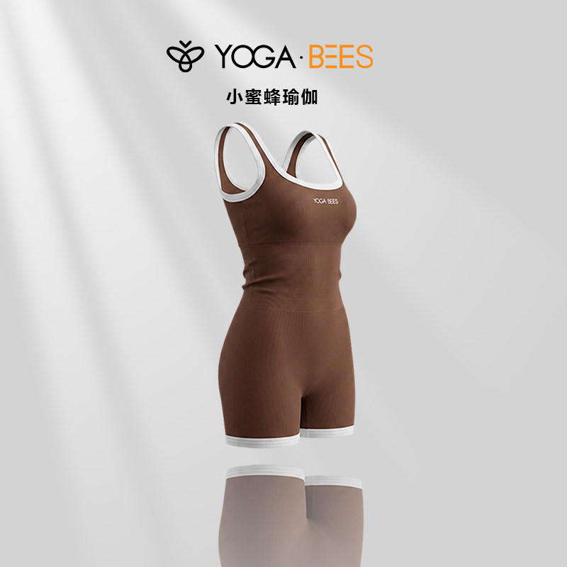 Yogabees小蜜蜂瑜伽健身连体衣服图片