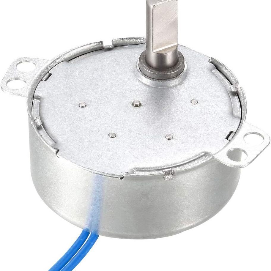 10-12RPM永磁同步电机TYC50展示架灯饰摇头齿轮交流AC100-127V