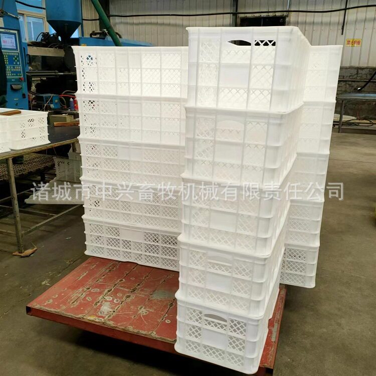白色塑料隔板蛋箱塑料蛋筐鸡蛋周转筐尺寸塑料鸡蛋周转筐