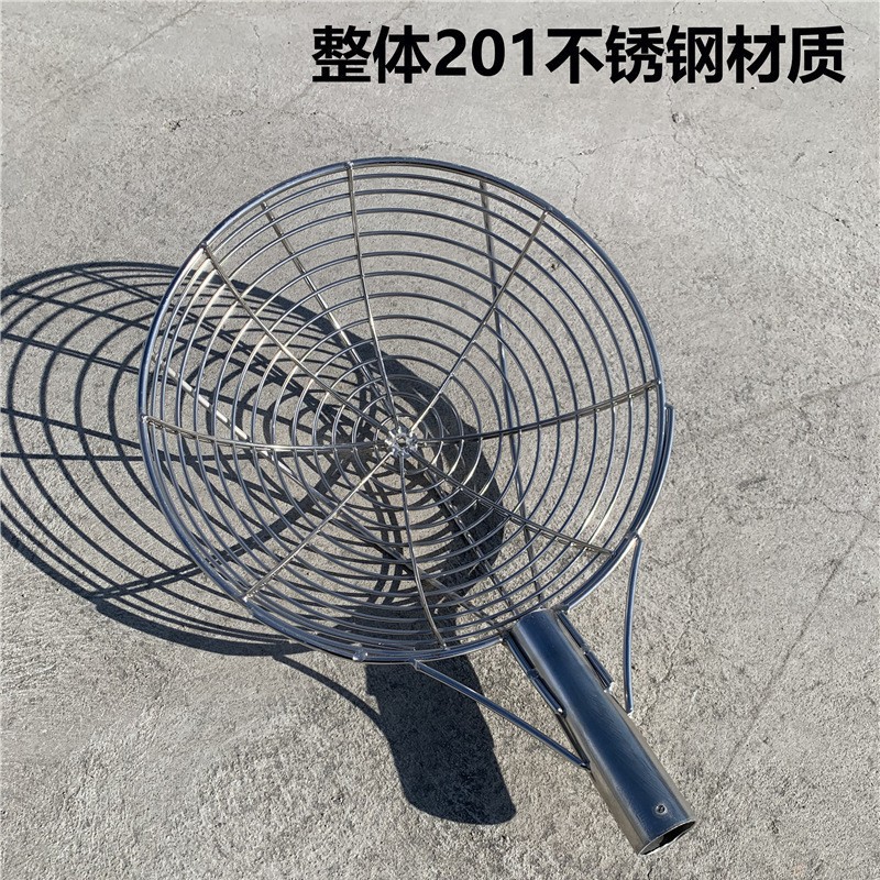 长柄木柄大漏勺大笊篱加厚线漏油炸捞网炸篱商用大号过滤网