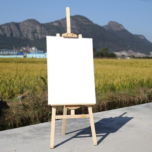 厂家实木画架美术生用批发4k画板松木小素描油画架子木质展示架