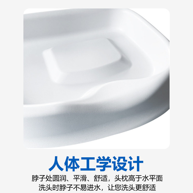 卧床老人平躺洗头盆床上洗发盆免起身护理家用病人洗头神器