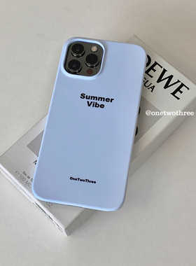 OneTwoThree适用于iPhone13Pro手机壳菲林硬壳14promax全包12小众