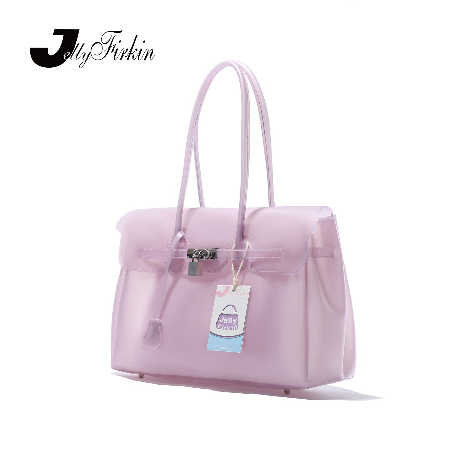 Jelly Firkin中号 Firkin Bag 浅紫色 果冻包 手提包 腋下包