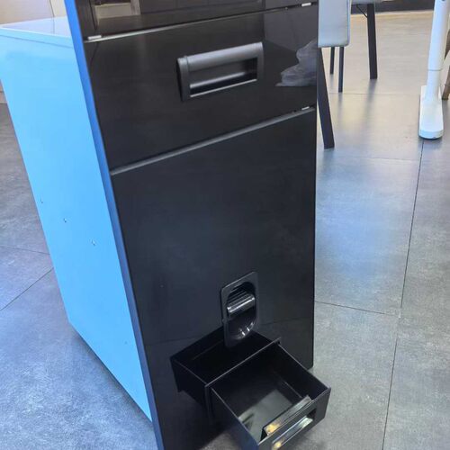 嵌入式米箱304不锈钢厨房橱柜米桶米柜拉篮家用防虫防潮防潮防虫