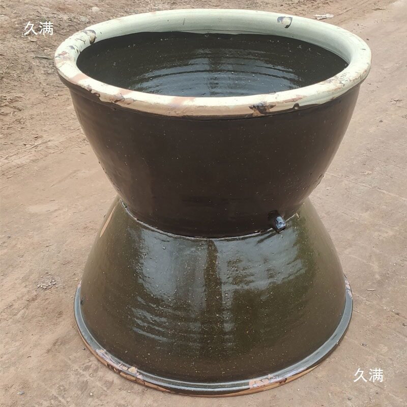 65配60型农村传统土古法陶瓷酿酒设备家用瓦缸天锅酒甑蒸酒器