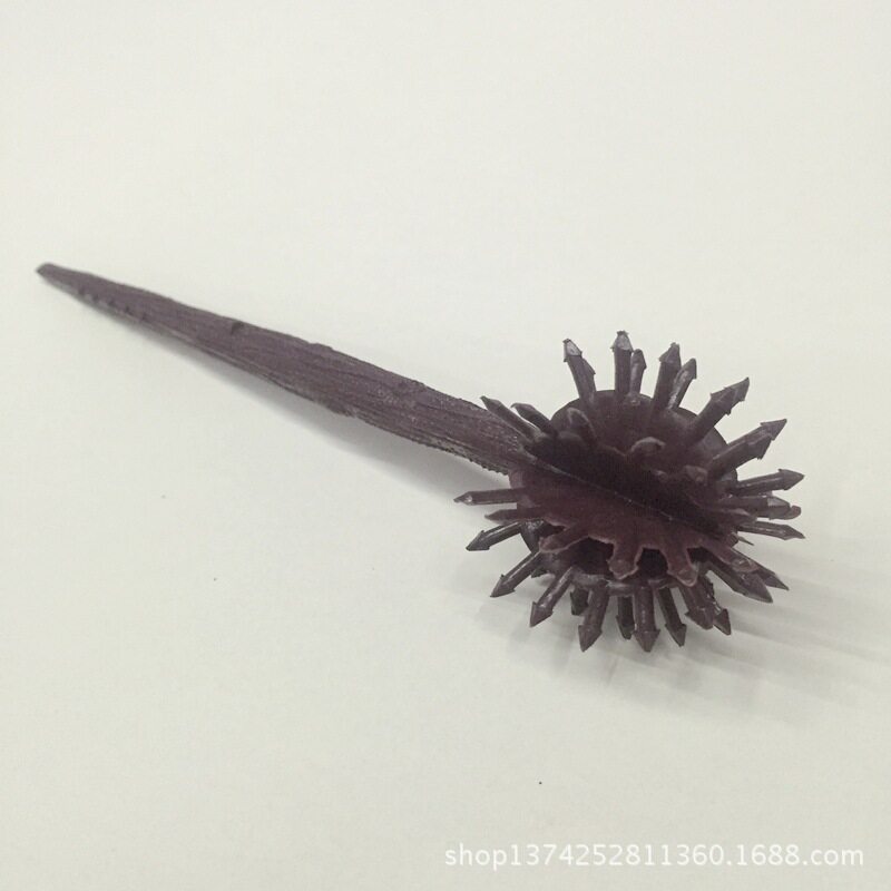 仿真植物仿真树干单枝小圆球盆景树枝盆栽配件塑料水草配件