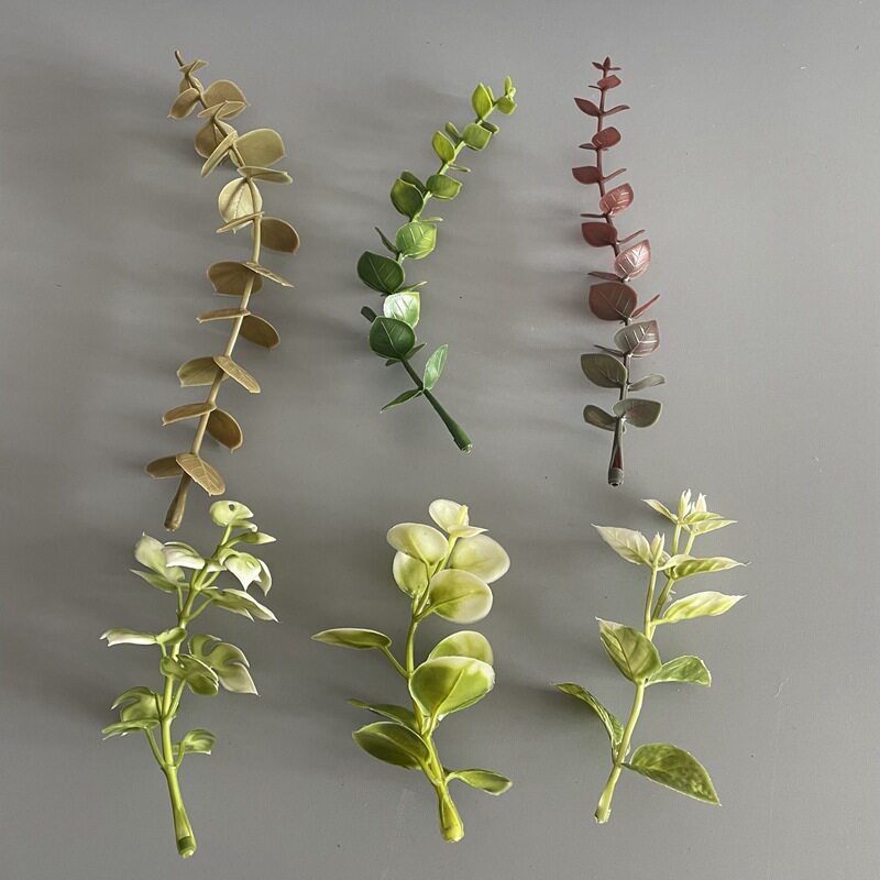 仿真人造玫瑰花塑料草带料坯胸花手腕花头花手工香皂花材料配件