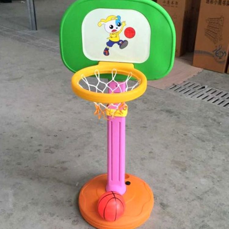 可升降儿童篮球框架室内室外宝宝小型玩具幼儿塑料移动投篮球架图片