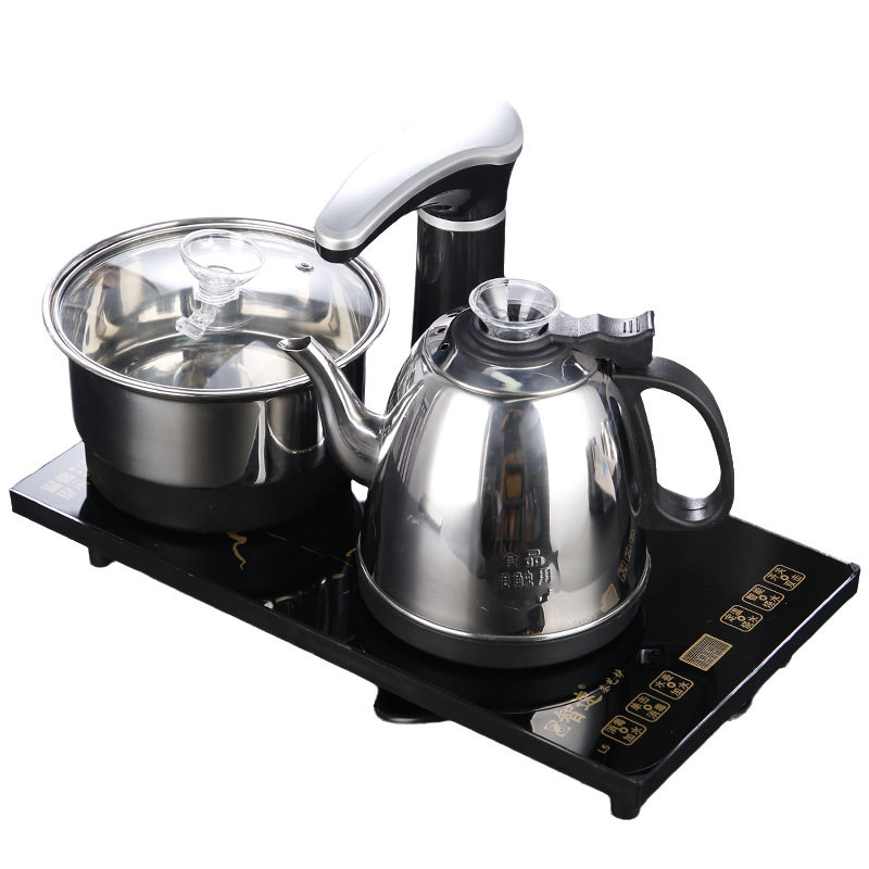 智速电茶炉防烫全自动上水电热烧水壶底部上水家用煮茶壶批发一件