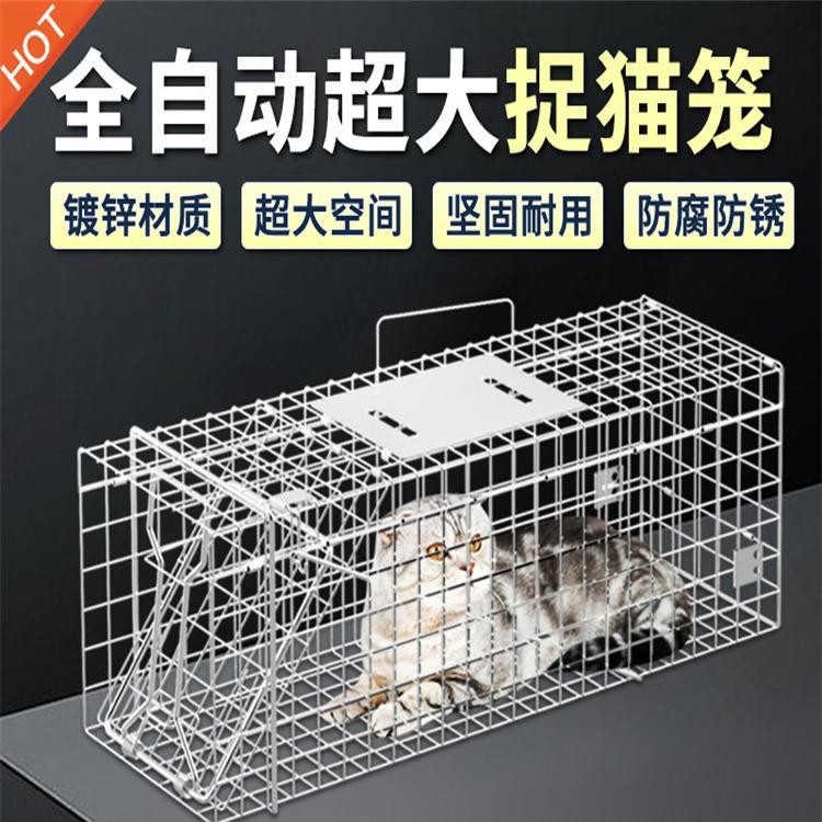 捕猫笼全自动踏板式抓猫神器捕猫神器大号家用新款灵敏捉野猫神器