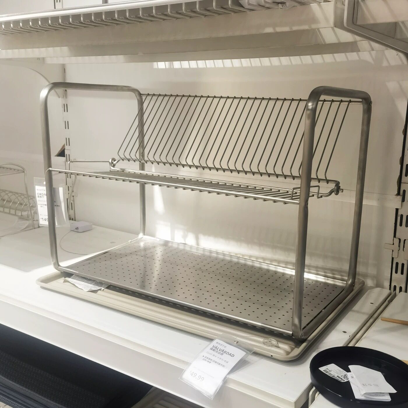 不锈钢厨房置物架奥格宁餐具沥干架盘碟碗沥水架厨具收纳角架