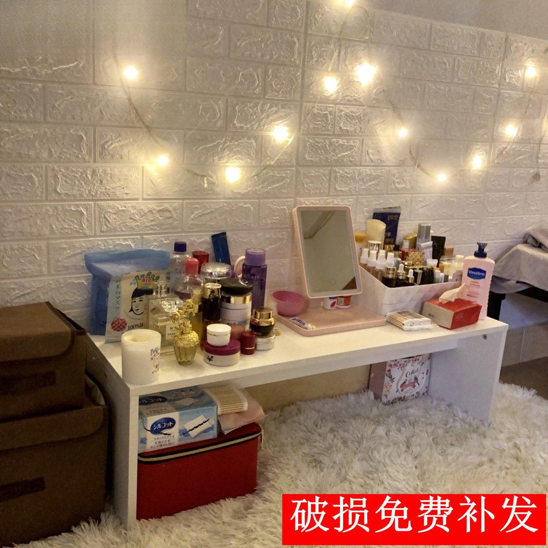 简约梳妆台飘窗榻榻米茶几桌上置物架小户型卧室化妆桌欧式矮桌