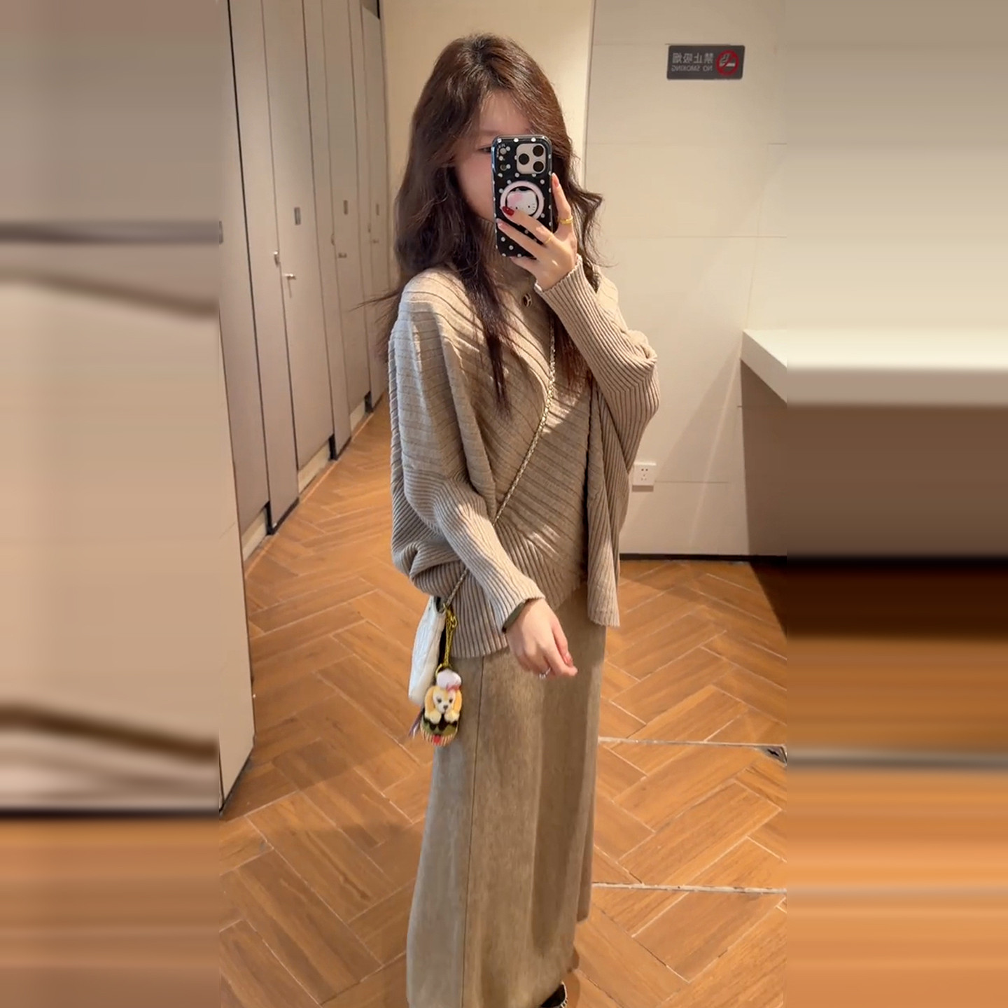 不规则针织毛衣套装连衣裙子女早春季2026新款韩系穿搭一整套长裙