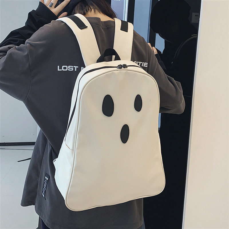 2023新款搞怪双肩包男士潮流个性高中学生书包日系ins旅行背包女