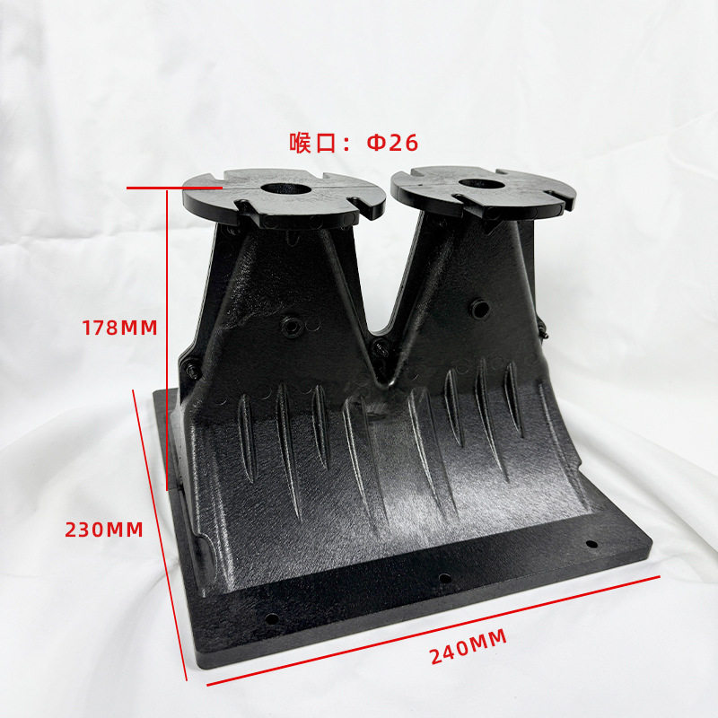 线阵号角工塑音箱工程舞台高音塑料配件双孔26芯240*230*178MM