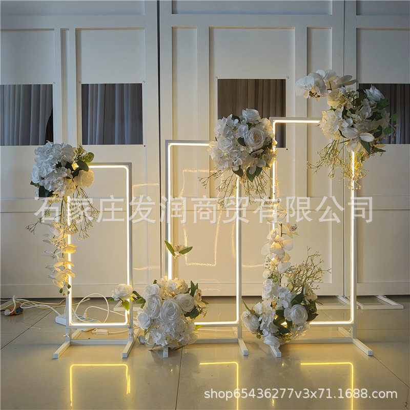 LED带灯装饰路引 新款婚庆道具 婚礼装饰LED发光灯带婚庆路引