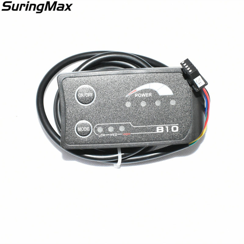 36V/48V自行车锂电助力改装配件液晶仪表锂电2号协议LED810显示器