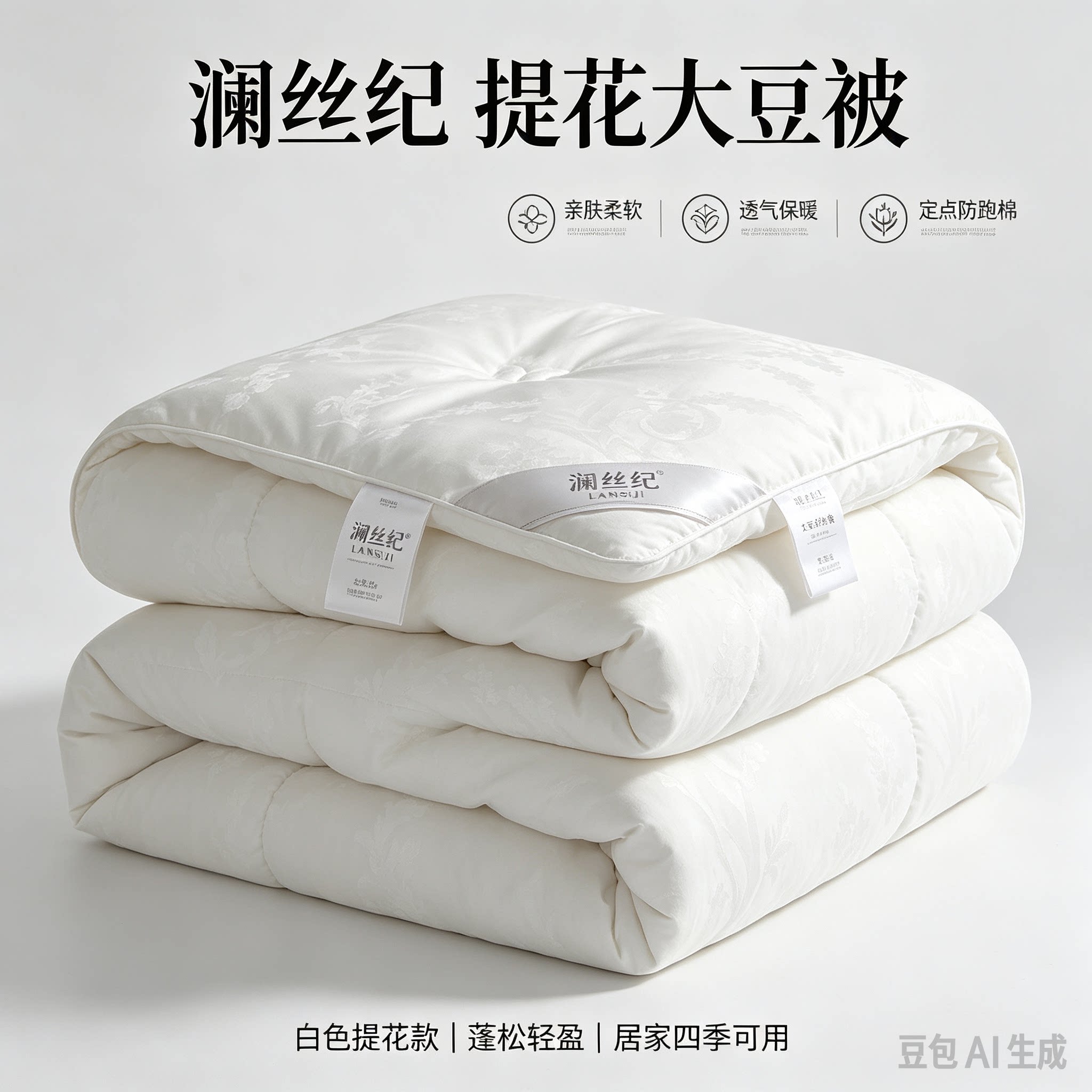 澜丝纪大豆纤维母婴级四季冬被