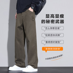 工装裤休闲长裤子男款直筒裤宽松春季青少年男生2026新款夏季薄款
