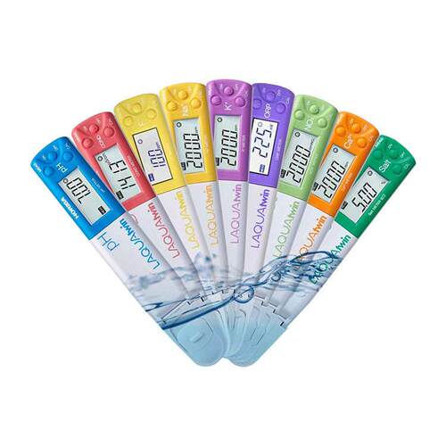 HORIBA LAQUA Twin笔式水质检测仪pH,EC,盐度计,钾/钠/钙硝酸根等