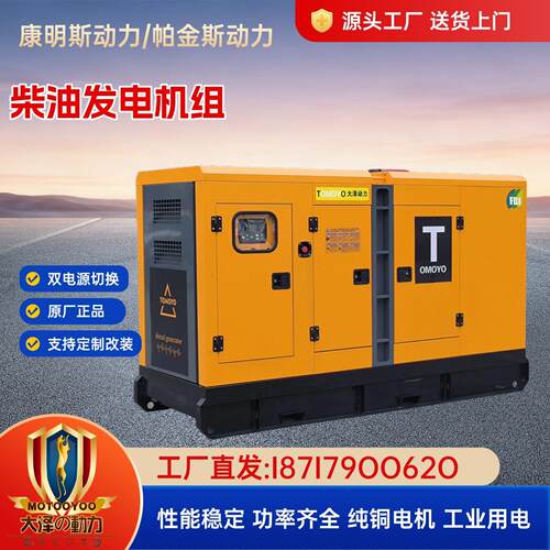 大泽动力120KW柴油发电机组 低噪音水冷防尘防雨款TO140000ETZ