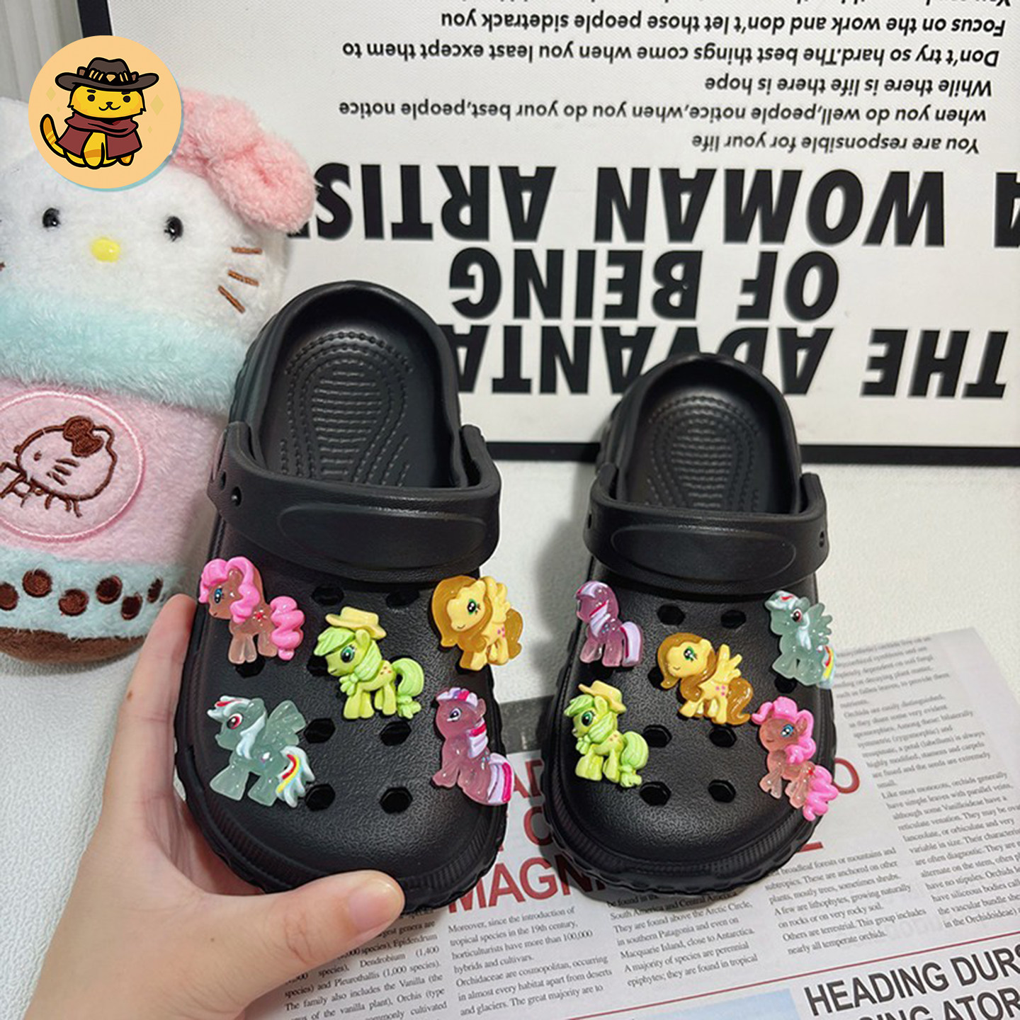 女童洞洞鞋儿童夏季宝宝外出凉拖鞋女款防滑外穿女孩包头可爱拖鞋