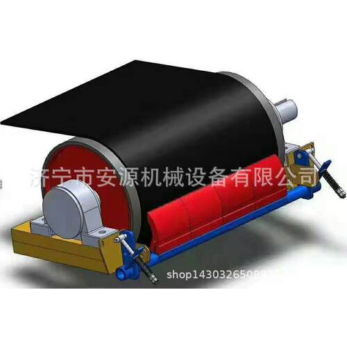 无动力运转刷式皮带清扫器 毛刷清扫器 AY-XQ-电动滚筒清扫器
