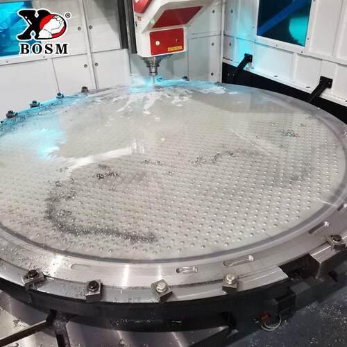 阳光氢能行业双极板铣槽加工设备快速铣削效率快博斯曼数控机床