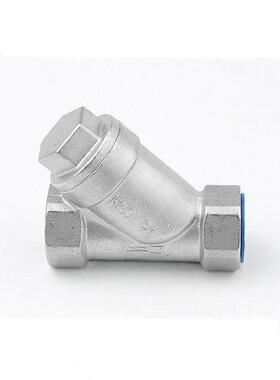 不锈钢丝口y型过滤器 4分内螺DN15 GL11W-16P法兰Y型过滤器