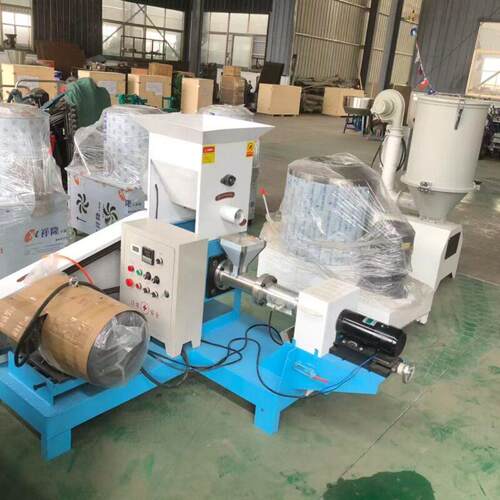 猫粮狗粮制作加工机器饲料膨化机小型水产养殖鱼虾蟹龟漂浮机