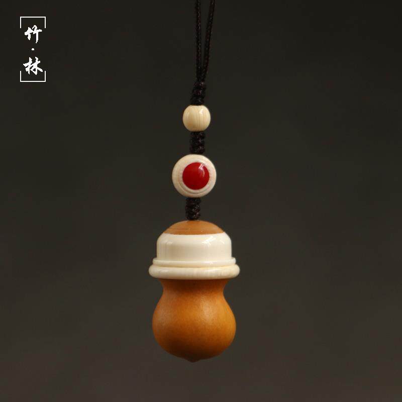 精品海派手捏小葫芦挂件文玩迷你小葫芦小挂件挂坠手把件配饰装饰